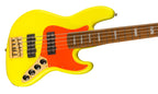 Fender MonoNeon Jazz Bass V Maple Fingerboard Neon Yellow