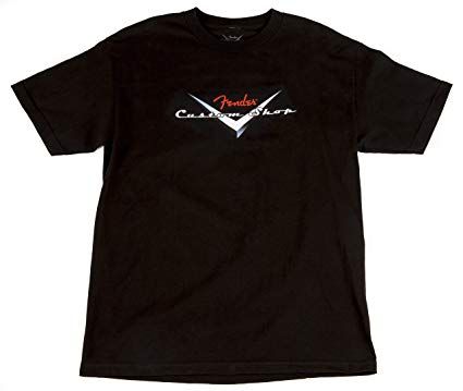 Fender T-Shirt Custom Shop Black Large