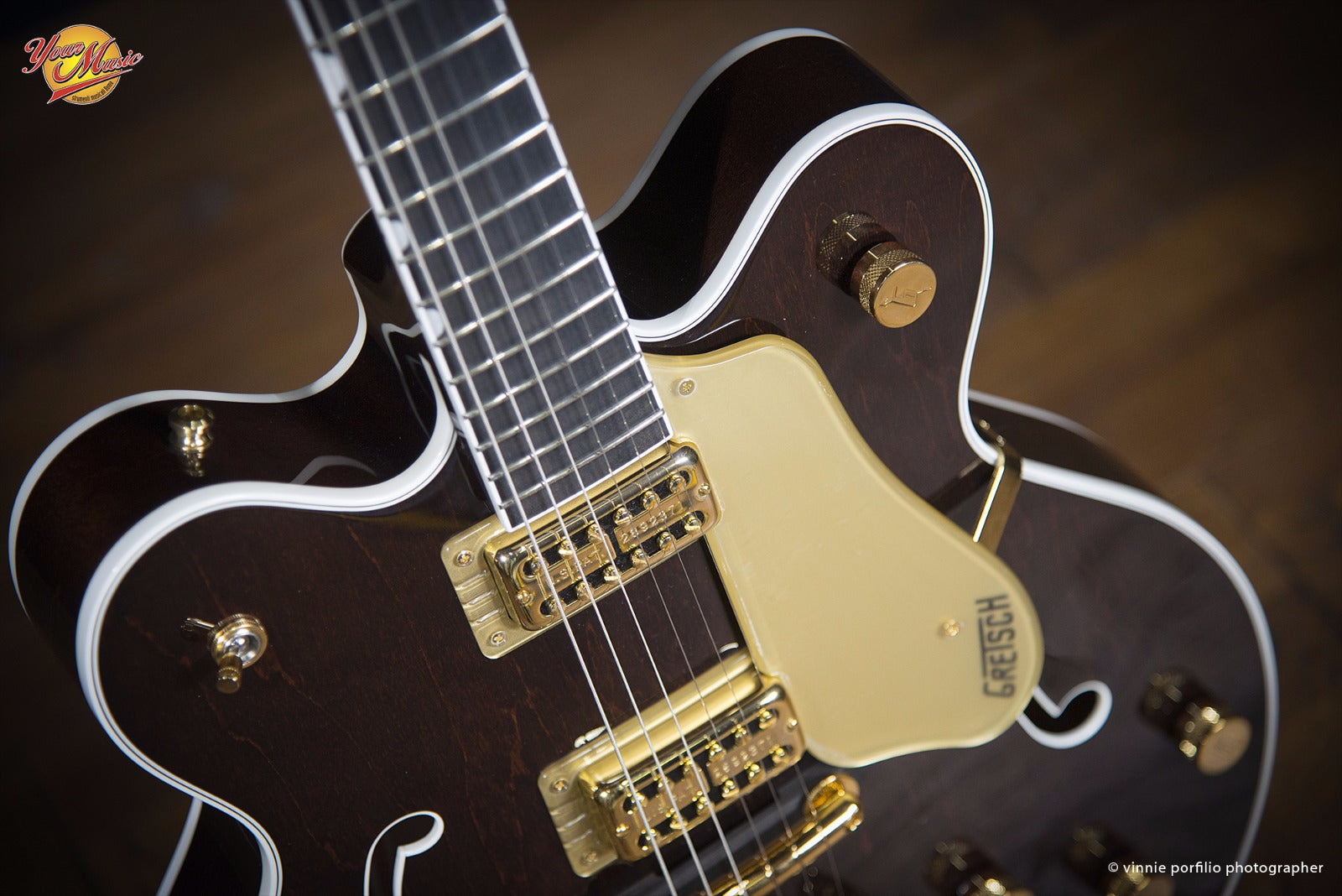 Gretsch G6122T Country Gentleman Bigsby Walnut Stain