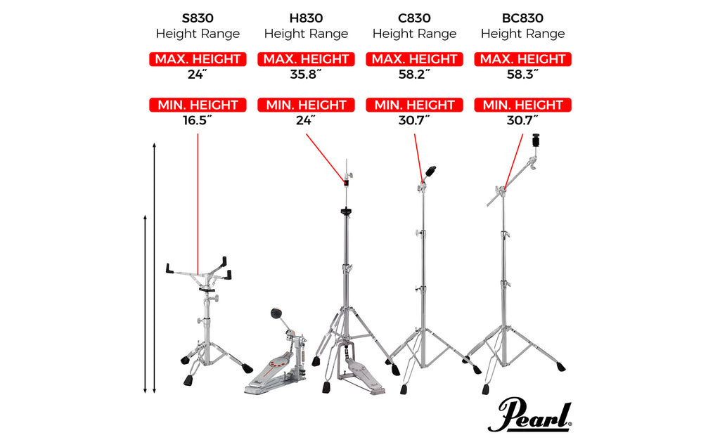 Pearl HWP830 Hardware Pack