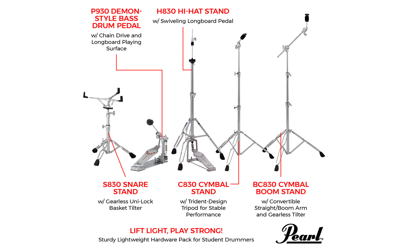 Pearl HWP830 Hardware Pack