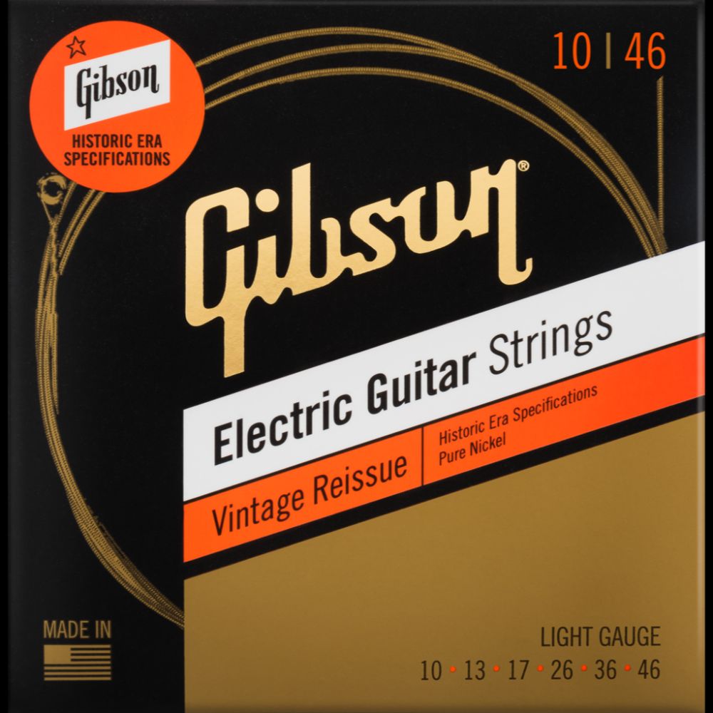 Gibson Vintage Reissue Muta Nickel Per Chitarra Elettrica 10-46
