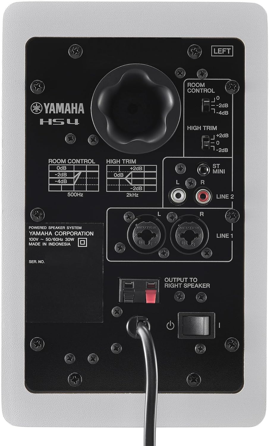 Yamaha Hs4 White Studio Monitor Coppia