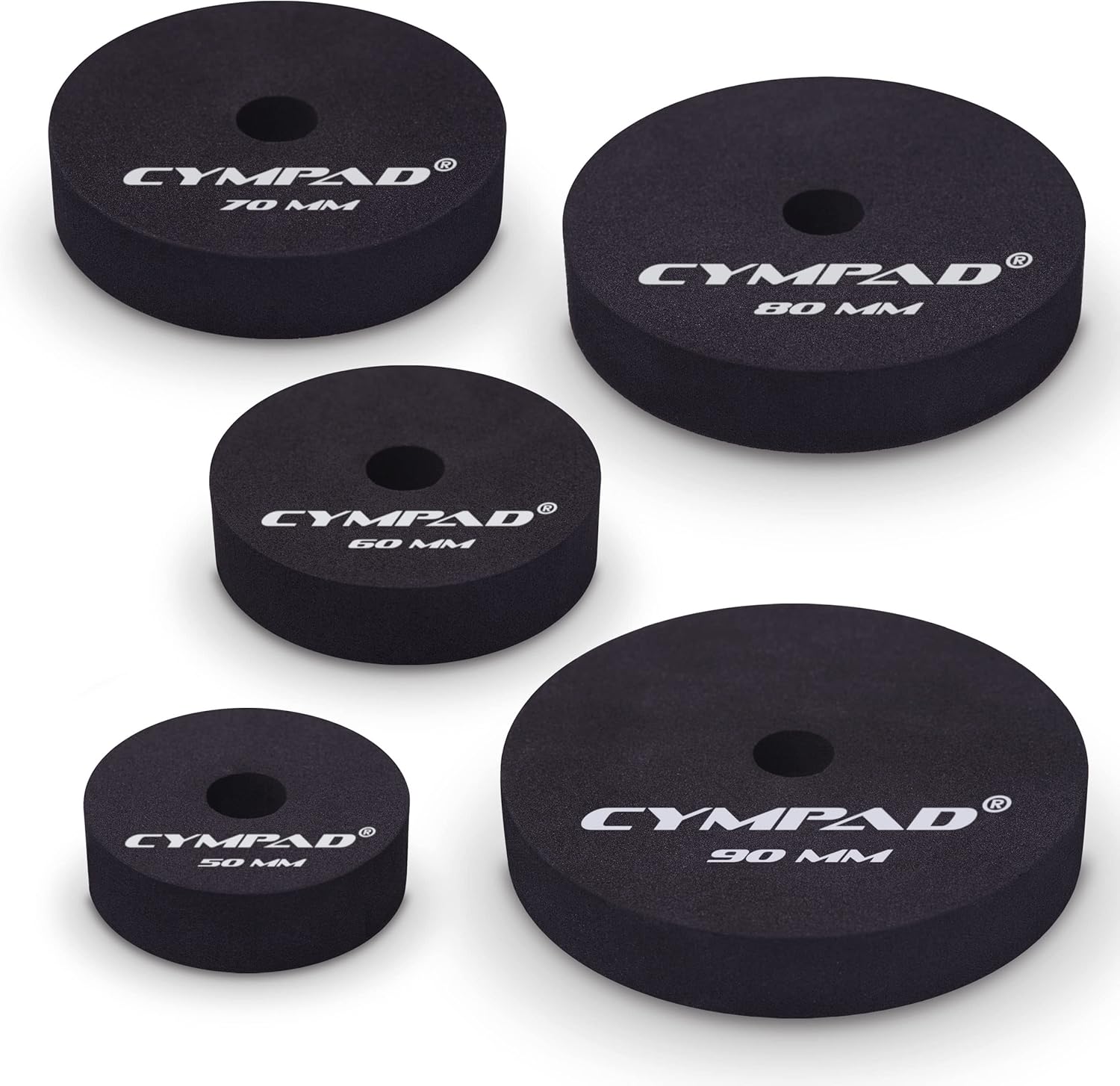 Cympad Moderator Set 10 Pz per Piatto - 2x50, 60, 70, 80, 90mm