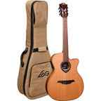 LAG HyVibe V2 HV10-N-ACE Chitarra Acustica Smart Auditorium Cutaway Nylon