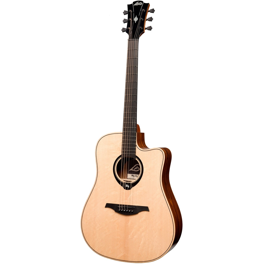 LAG HyVibe V2 HV30DCE Chitarra Acustica Smart Dreadnought Cutaway
