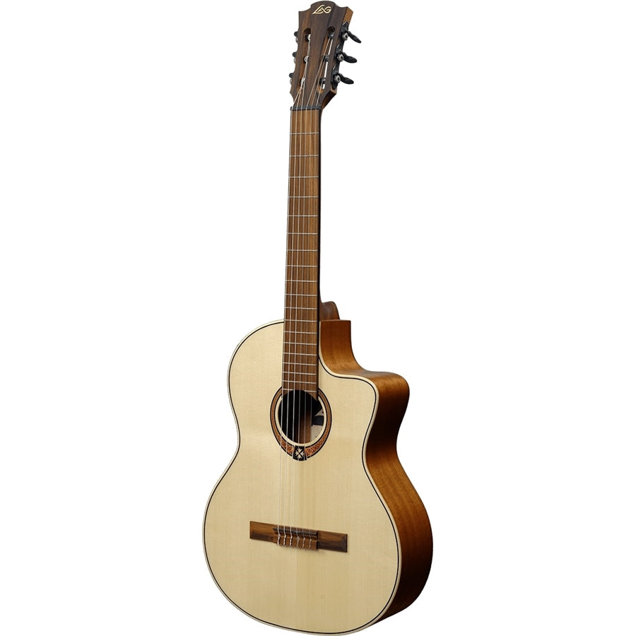 LAG OC88CE Chitarra Classica 4/4 Cutaway EQ
