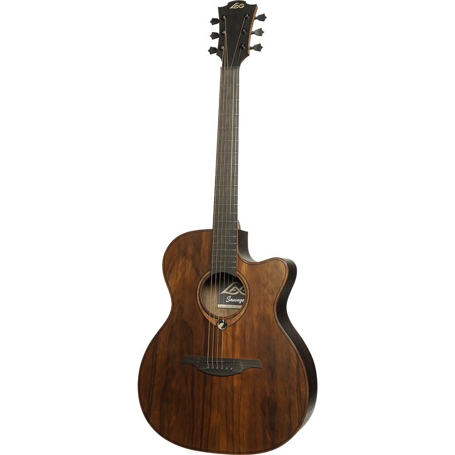 LAG SAUVAGE-ACE Chitarra Acustica Auditorium Cutaway EQ
