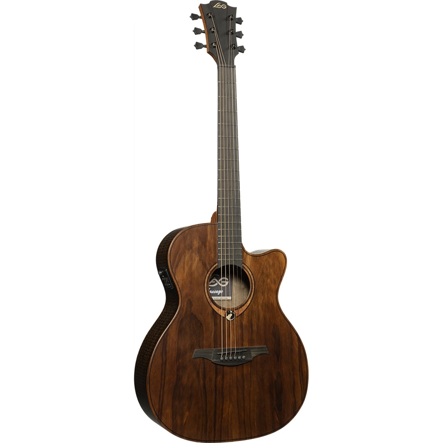 LAG SAUVAGE-ACE Chitarra Acustica Auditorium Cutaway EQ