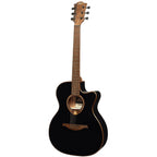LAG T118ACE-BLK Chitarra Acustica Auditorium Cutaway EQ Black