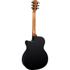 LAG T118ACE-BLK Auditorium Cutaway EQ Black Acoustic Guitar