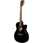 LAG T118ASCE-BLK Chitarra Acustica Auditorium Slim Cutaway EQ Black