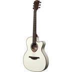 LAG T118ASCE-IVO Chitarra Acustica Auditorium Slim Cutaway EQ Ivory