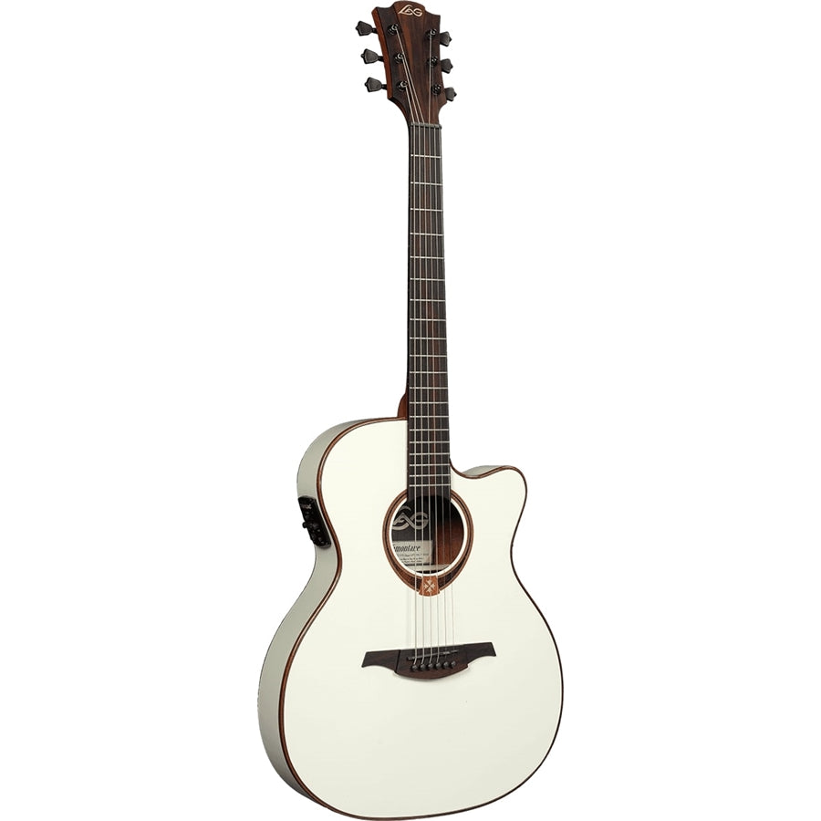 LAG T118ASCE-IVO Chitarra Acustica Auditorium Slim Cutaway EQ Ivory