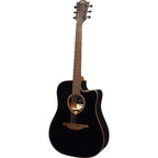 LAG T118DCE-BLK Chitarra Acustica Dreadnought Cutaway EQ Black