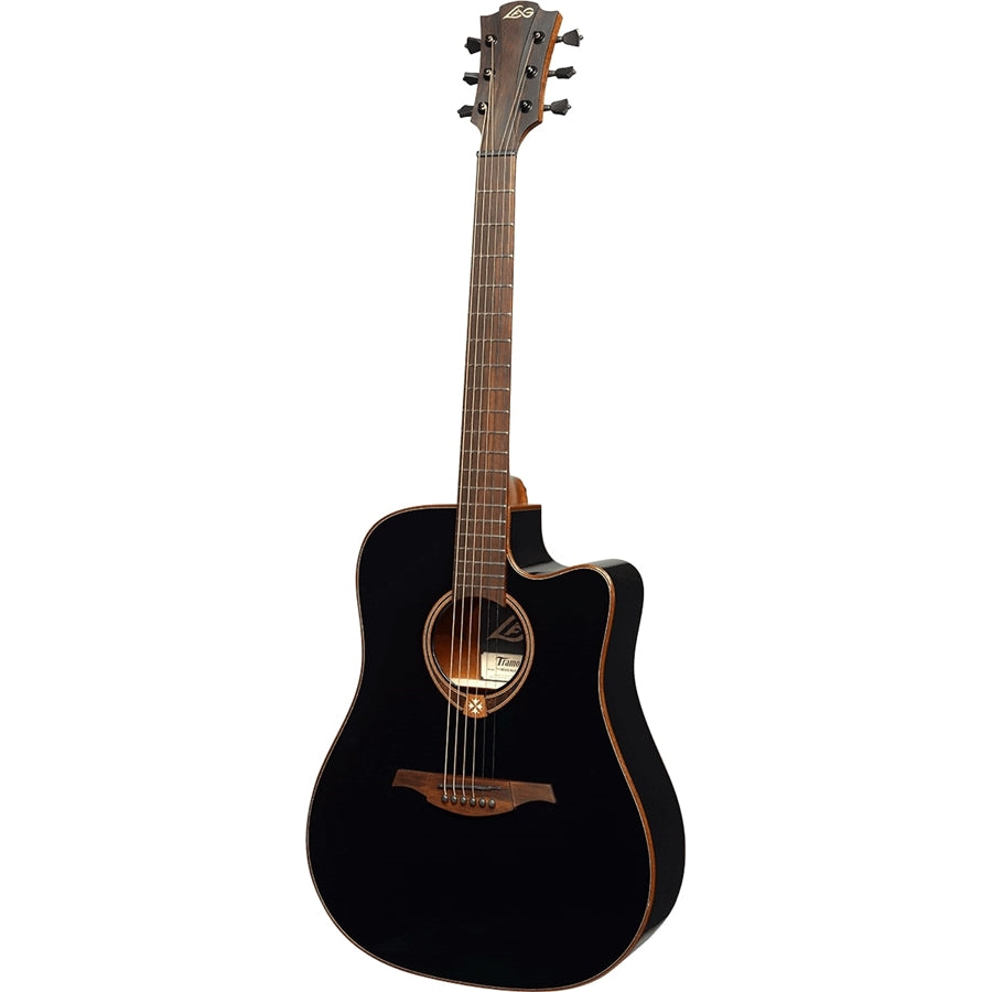 LAG T118DCE-BLK Chitarra Acustica Dreadnought Cutaway EQ Black