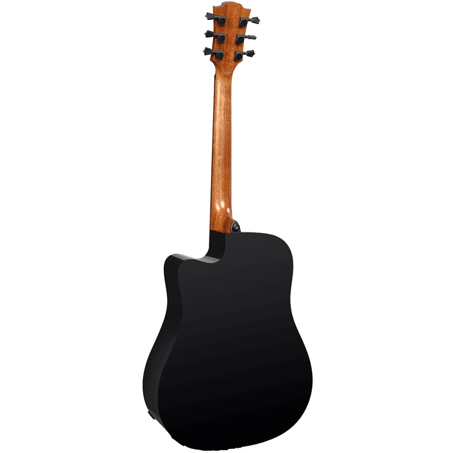 LAG T118DCE-BLK Chitarra Acustica Dreadnought Cutaway EQ Black