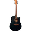 LAG T70DCE-BLS Chitarra Acustica Dreadnought Cutaway EQ Black Satin