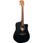 LAG T70DCE-BLS Chitarra Acustica Dreadnought Cutaway EQ Black Satin
