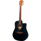 LAG T70DCE-BLS Chitarra Acustica Dreadnought Cutaway EQ Black Satin