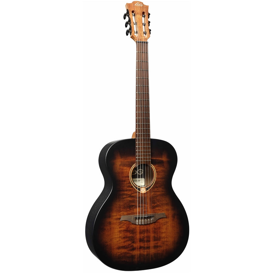 LAG TN70A-B&B Chitarra Acustica Nylon Auditorium Black & Brown