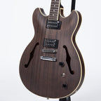Ibanez As53Tkf Chitarra Semiacustica Transparent Black Flat