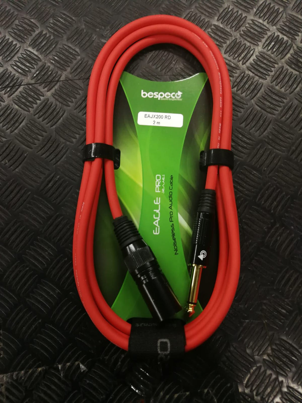Bespeco Cavo Microfonico Mt2 Jack Mono Rosso