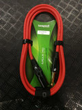 Bespeco Cavo Microfonico Mt2 Jack Mono Rosso