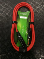 Bespeco Cavo Microfonico Mt2 Jack Mono Rosso