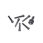Planet Waves Confezione 7 Pioli 1 Bottone Plastica Nero