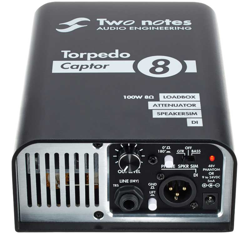 Two Notes Torpedo Captor 8 Ohms - Loadbox, attenuatore e simulatore di cassa analogico
