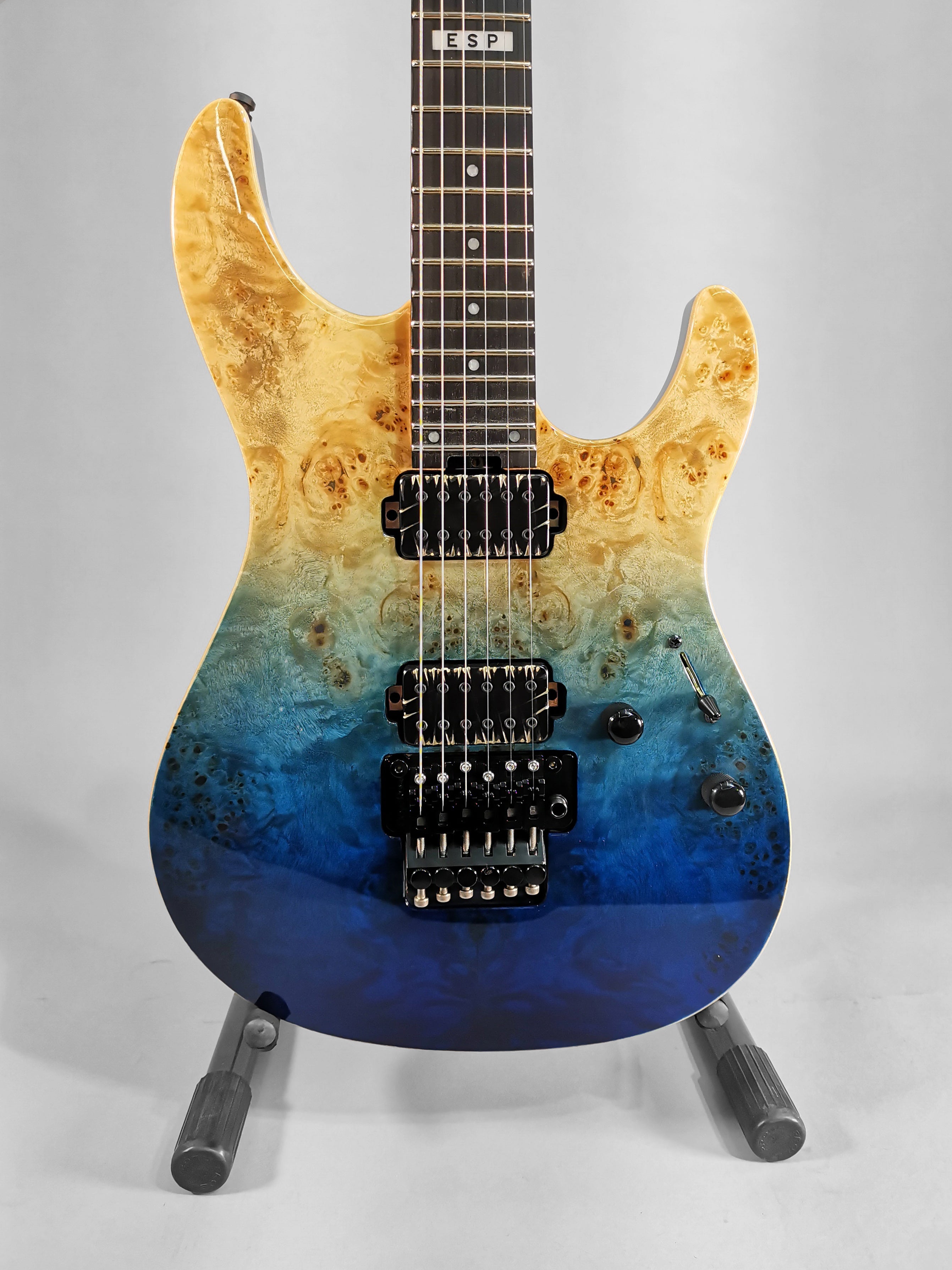 ESP EII Sn2 Blue Natural Fade with Hard Case