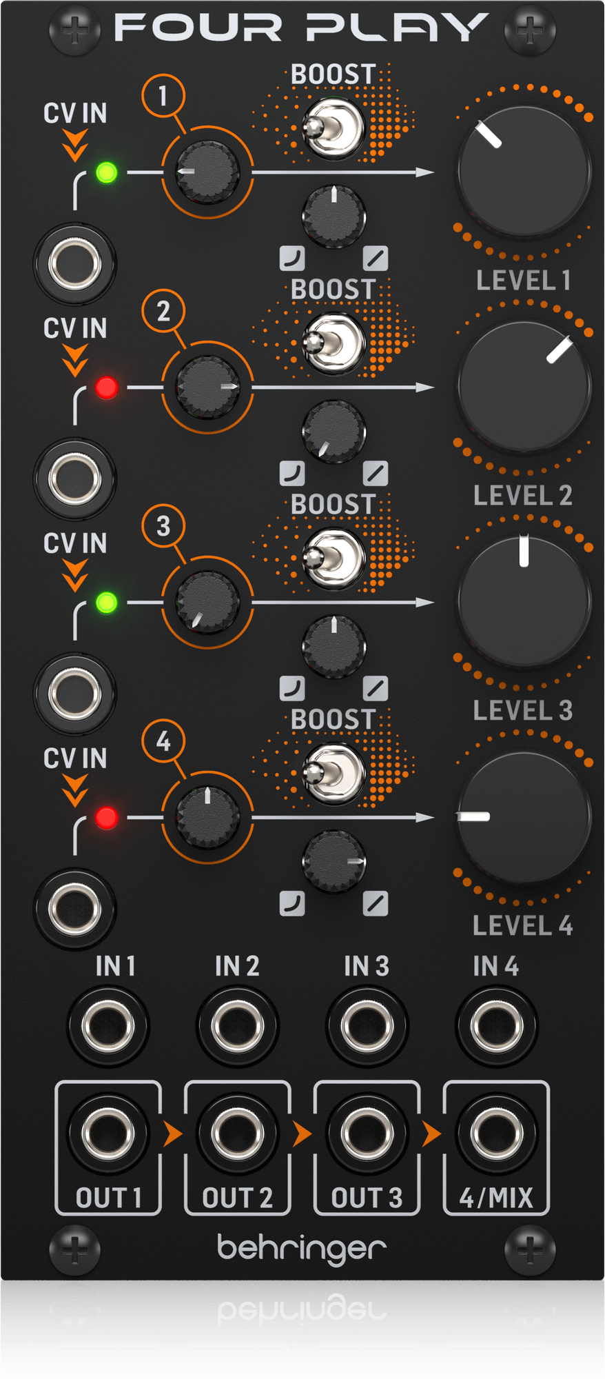 Behringer Four Play Modulo 4 Amplificato