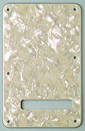 Fender Backplate Stratocaster Aged White Moto 4-Ply