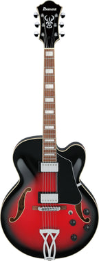 Ibanez Af75 Transparent Red Sunburst