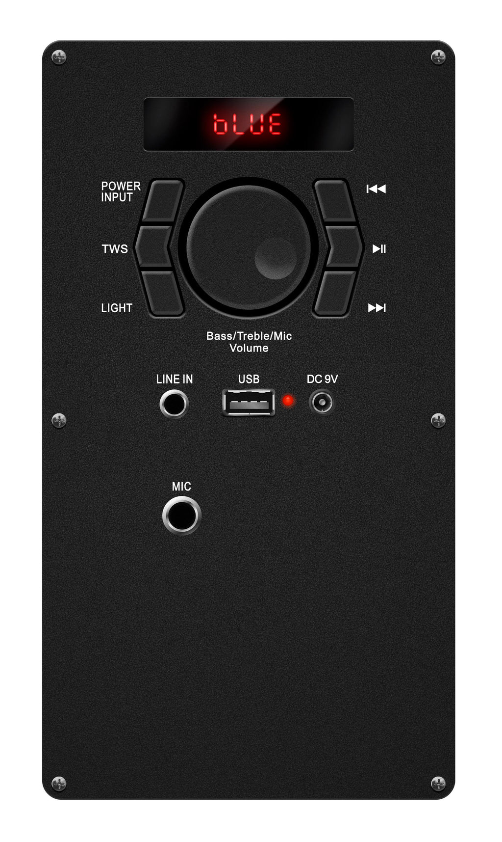 Karma Diffusore Amplificato con Radiomicrofono ed Effetto Luce 300W