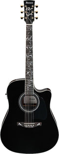 Ibanez AW391RCE-BKH Black Natural High Gloss Top
