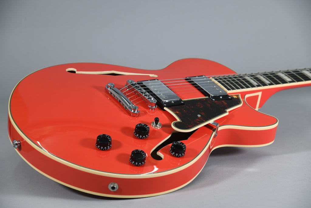 D'Angelico PREMIER SS (with stopbar tailpiece) FIESTA RED