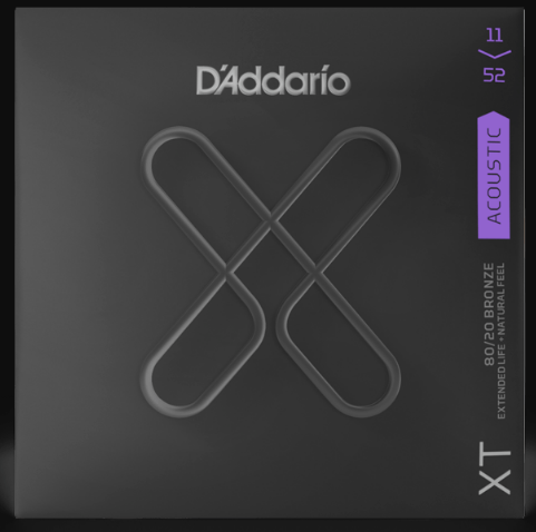 D'Addario XT 11-52 80/20 Bronze Acoustic Guitar Strings
