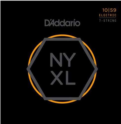 D'Addario Nyxl 10-59 7-String Electric Guitar Strings