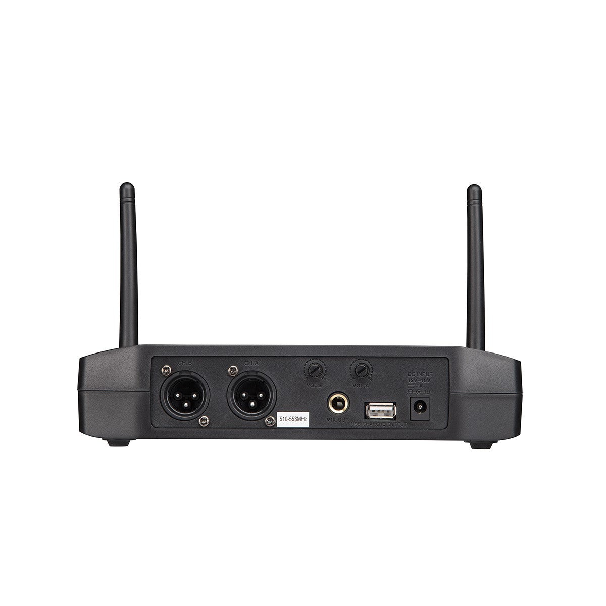 Soundsation Sistema Radiomicrofono Doppio UHF 16 Canali e 2 Microfoni Palmari