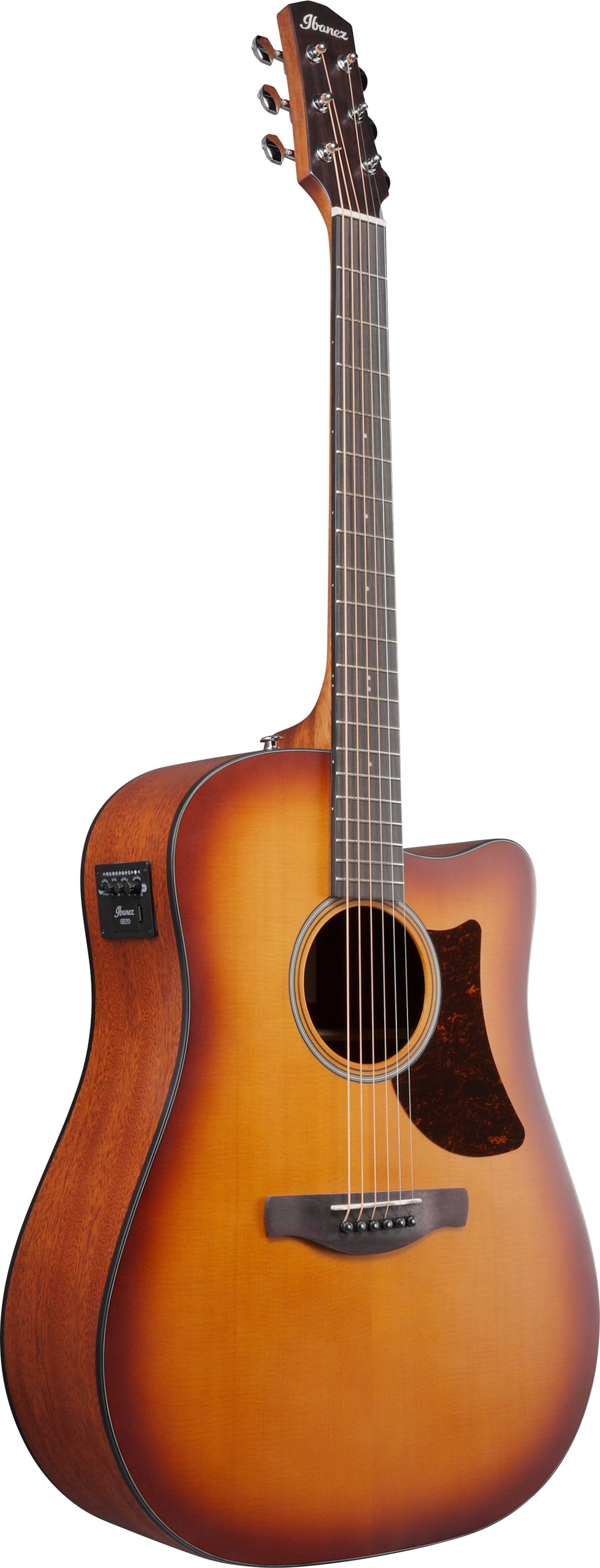 Ibanez AAD50CE Acoustic Light Brown Sunburst Low Gloss Cutaway Electro-Acoustic