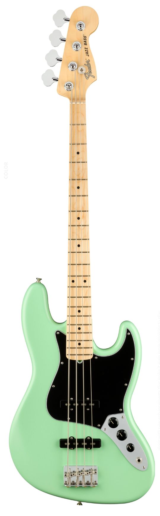 Fender American Performer Jazz Bass Satin Surf Green