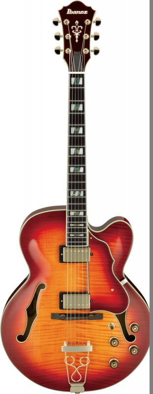 Ibanez Af155-Aws Semiacustica Ambra