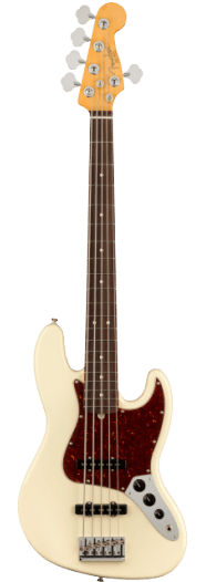 Fender American Professional II Jazz Bass V Olympic White