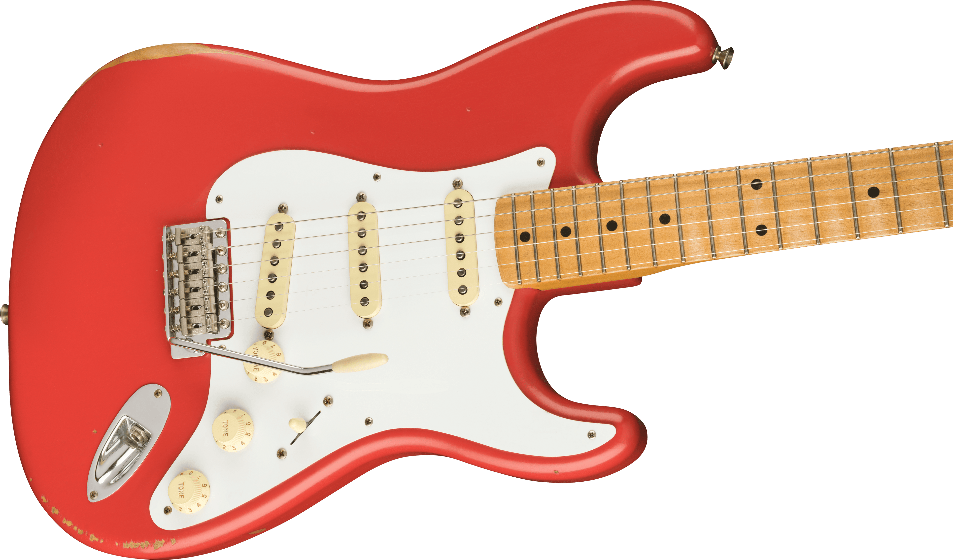 Fender Vintera Road Worn 50S Stratocaster Fiesta Red