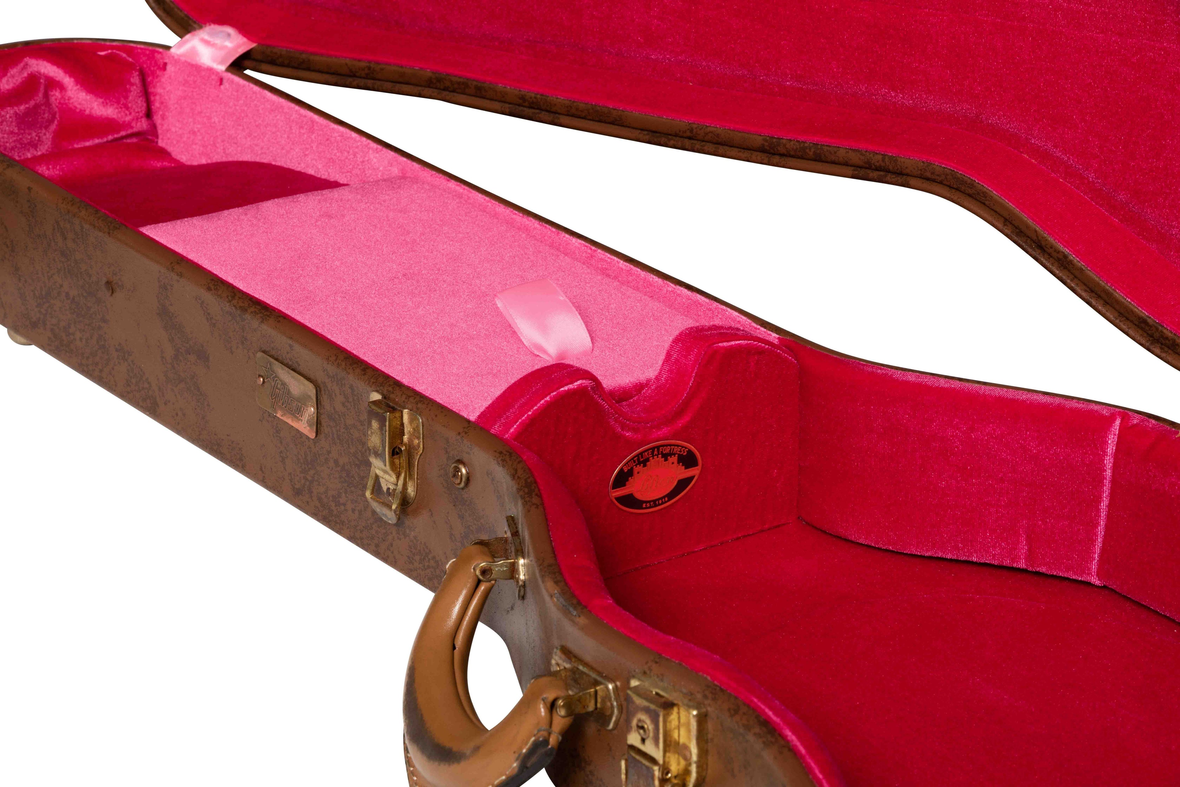 Gibson Accessories ASLFTCASE-5L-LPS-AG Lifton Historic Hardshell Case Les Paul Brown/Pink Aged