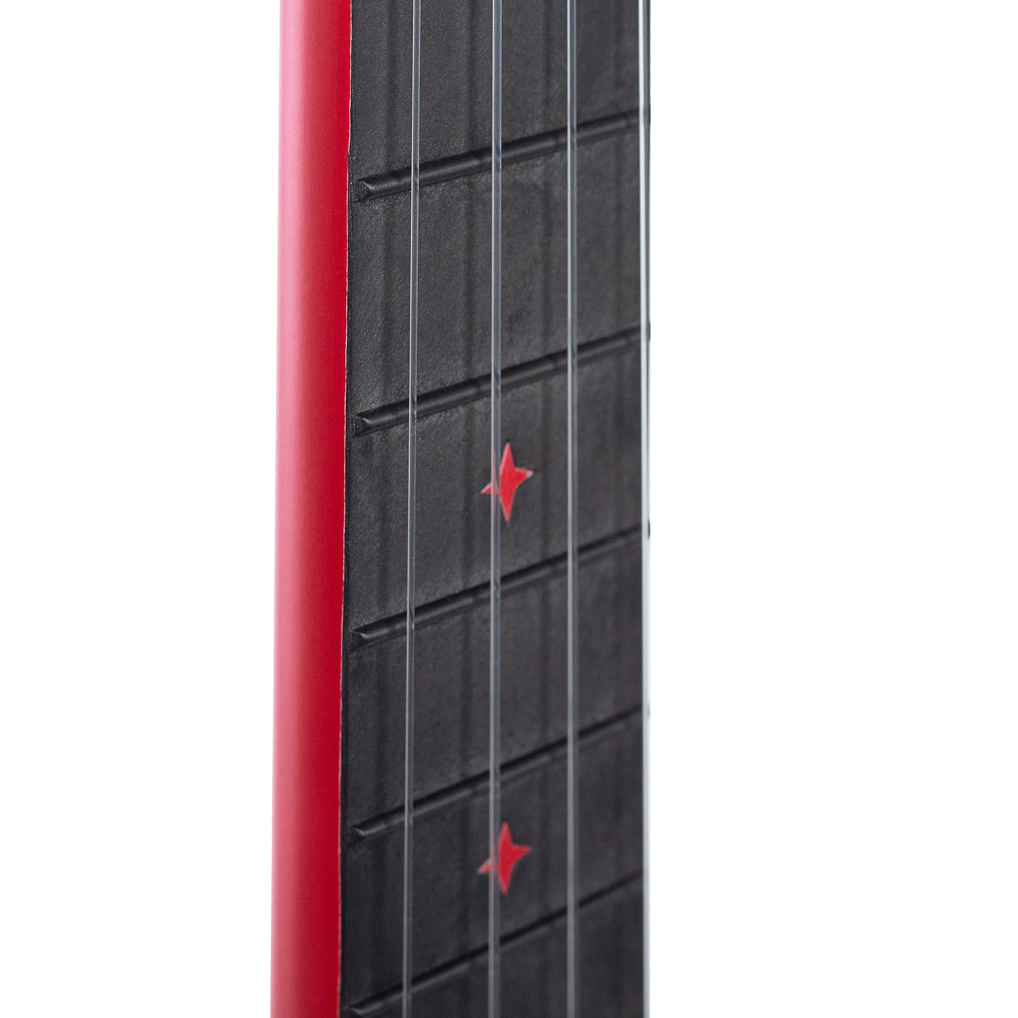 Cascha Ukulele Concerto in Carbonio Pack Red con Borsa Tracolla e Plettri