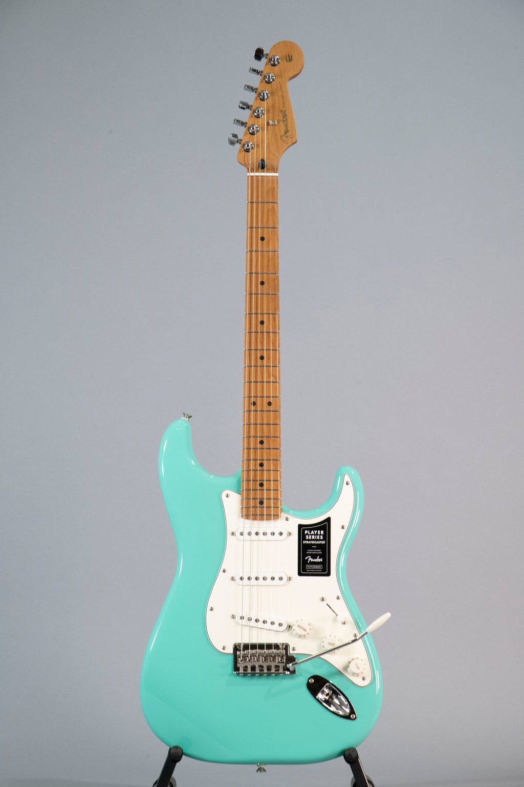 Fender Stratocaster Player Seafoam Green con Roasted Maple