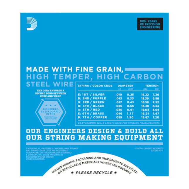 D'Addario Exl 110-7 Muta X 010-059 7C